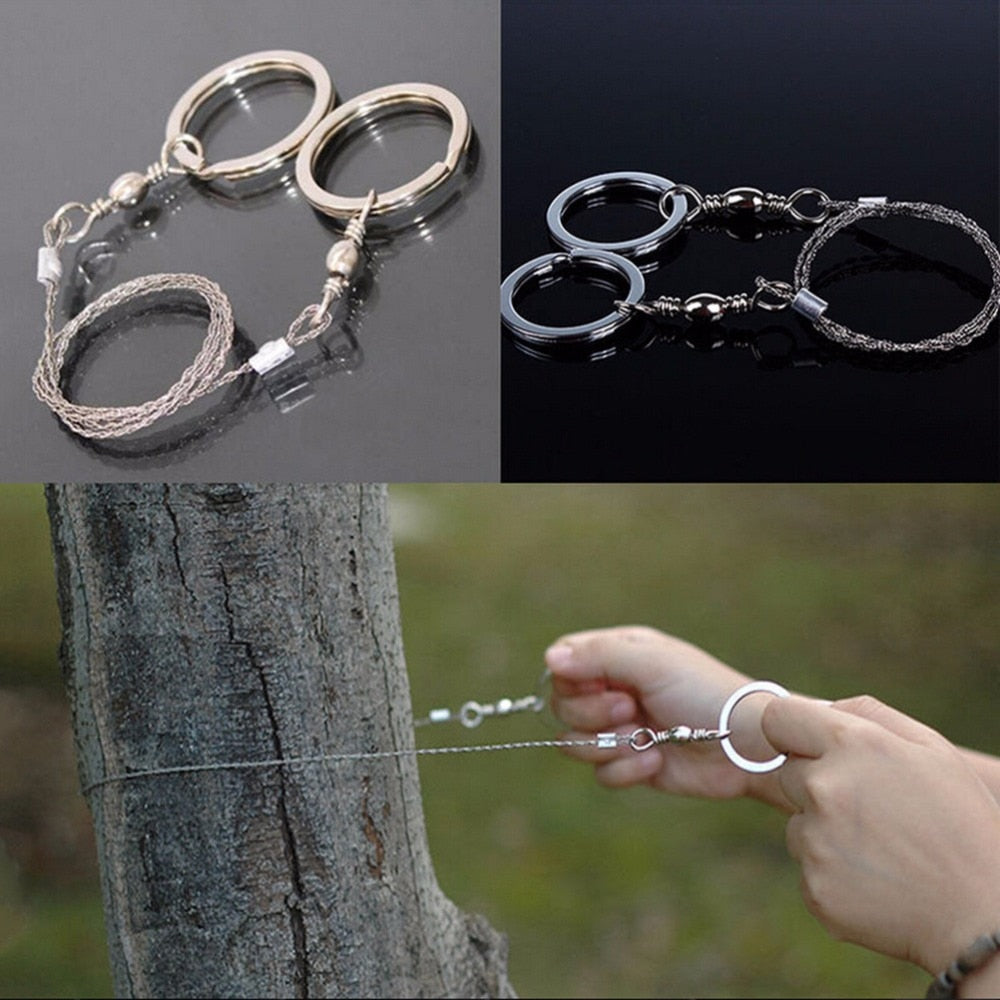 Portable Emergency Survival Gear Steel Wire Saw
